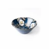 Aito Aito Mino Yaki Nordic Flower Series Bowl - Navy Blue (13cm) -The Custom Chef Shop Aito Mino Yaki Nordic Flower Series Bowl Navy Blue 02