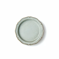 Aito Aito Mino Yaki Stitch Series Dinner Plate (20cm) - Grey