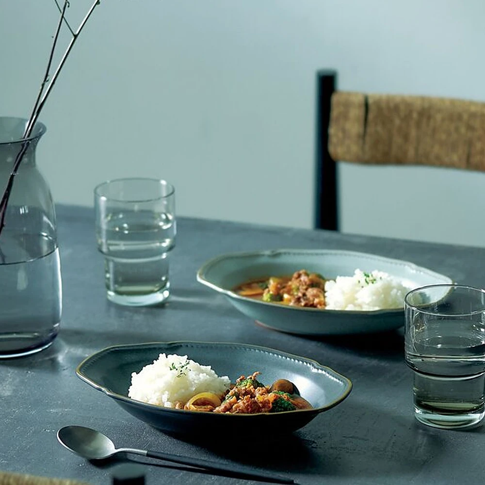 Aito Aito Mino Yaki Stitch Series Oval Serving Bowl (24.5cm) 6 Aito Aito Mino Yaki Stitch Series Oval Serving Bowl (24.5cm) - Image 4