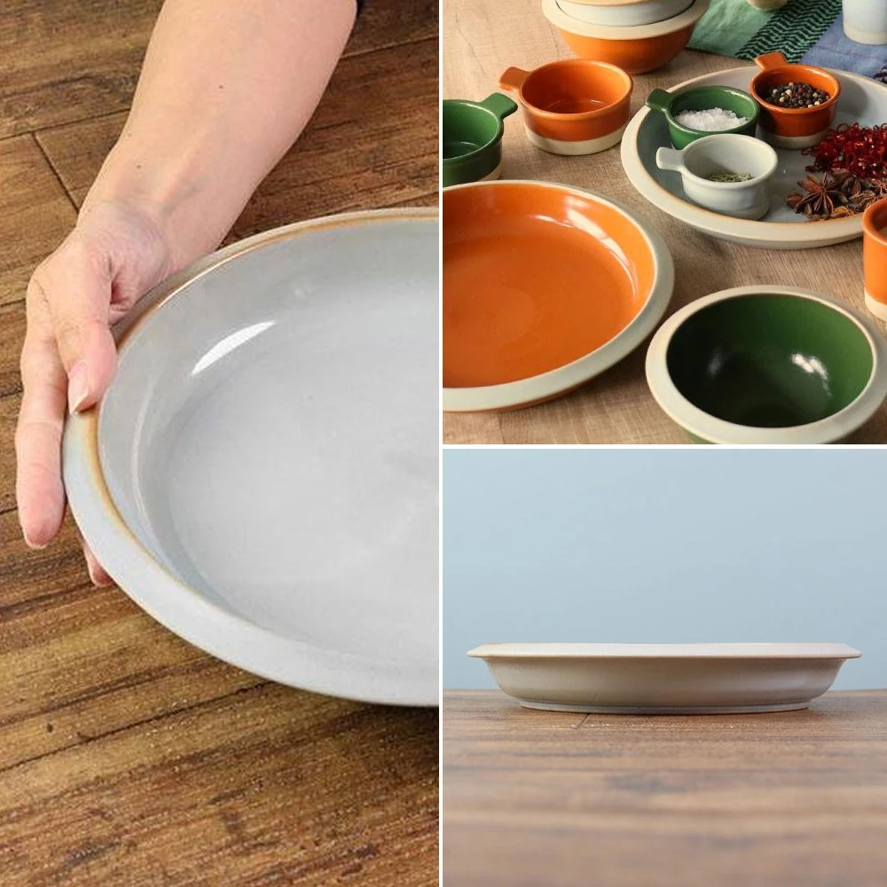 Aito Aito Seto Yaki Bisque Plate (24.5cm) 4 Aito Aito Seto Yaki Bisque Plate (24.5cm) - Image 2