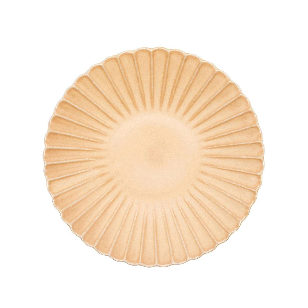 Aito Aito Seto Yaki Hana Dinner Plate (23cm) - Beige 4 Aito Aito Seto Yaki Hana Dinner Plate (23cm) - Beige - Image 2