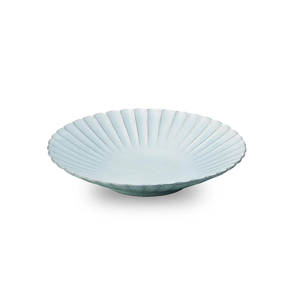 Aito Aito Seto Yaki Hana Dinner Plate (23cm) - Light Blue 3 Aito Aito Seto Yaki Hana Dinner Plate (23cm) - Light Blue
