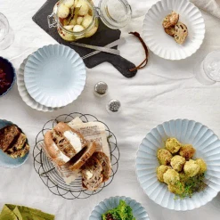 Aito Aito Seto Yaki Hana Dinner Plate (23cm) - White 14 Aito Aito Seto Yaki Hana Dinner Plate (23cm) - White -The Custom Chef Shop Aito Seto Yaki Hana Dinner Plate 23cm White 05