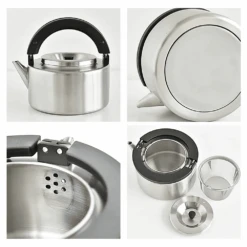 CB Japan CB Japan Copan 2 In 1 Teapot And Kettle - 2.2L -The Custom Chef Shop CB Japan Copan 2in1 Teapot and Kettle 1.7L 03