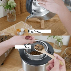 CB Japan CB Japan Copan 2 In 1 Teapot And Kettle - 2.2L -The Custom Chef Shop CB Japan Copan Flat Stainless Steel Kettle 1.7L 07