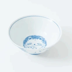 Daitoua Daitoua Neko Chigura Japanese Ramen Bowl (19cm) -The Custom Chef Shop Daitoa Neko Chigura Japanese Ramen Bowl 02 v2
