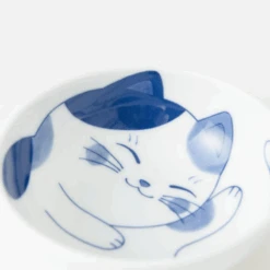 Daitoua Daitoua Neko Chigura Mike Bowl (12cm) -The Custom Chef Shop Daitoua Neko Chigura Mike Bowl 12cm made in japan 2