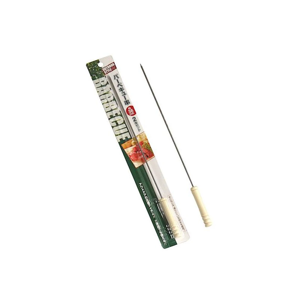 EBM Japan EBM Stainless Steel Skewers 36cm (Pack Of 2) 5 EBM Japan EBM Stainless Steel Skewers 36cm (Pack Of 2) - Image 3