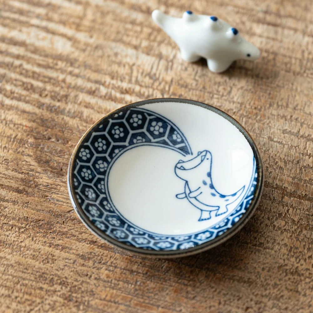Awasaka Edokko Dinosaur Blue Flame Dragon Mini Plate (9cm) 8 Awasaka Edokko Dinosaur Blue Flame Dragon Mini Plate (9cm) - Image 6