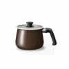 Wahei Freiz Freiz Rinto Enamel Induction Multipot With Lid (2.2L) - Brown -The Custom Chef Shop Freiz Rinto Handy Pot Brown Japan