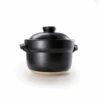 Daikoku Iga-yaki Goemon Donabe Rice Pot (6 Cup) -The Custom Chef Shop Goemon donabe japanese clay pot rice pot with double lids 6 cups
