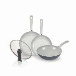 Happycall Happycall 4-Piece BlitZ Ceramic Nonstick Induction Cookware Set