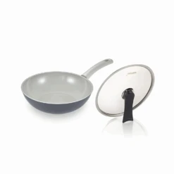 Happycall Happycall BlitZ Ceramic Nonstick Induction Wok - 28cm -The Custom Chef Shop Happycall BlitZ Induction Ceramic Nonstick Wok 28cm 10