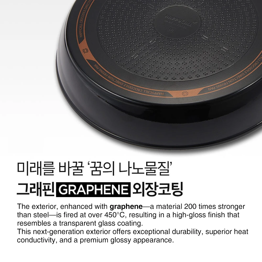 Happycall Happycall Crocodile Direction Series Nonstick Induction Frypan - 28cm 8 Happycall Happycall Crocodile Direction Series Nonstick Induction Frypan - 28cm - Image 6