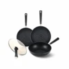 Happycall Happycall 4-Piece Crocodile Direction Series Nonstick Induction Cookware Set 1 Happycall Happycall 4-Piece Crocodile Direction Series Nonstick Induction Cookware Set -The Custom Chef Shop Happycall Crocodile Direction Wok Frypan Set