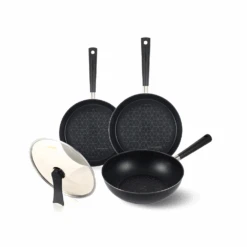 Happycall Happycall 4-Piece Crocodile Direction Series Nonstick Induction Cookware Set