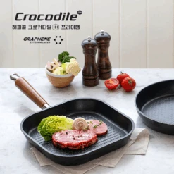 Happycall Happycall 6-piece Crocodile Graphene Nonstick Induction Cookware Set -The Custom Chef Shop Happycall Crocodile Graphene Nonstick Induction Grill Pan 28cm 3 1