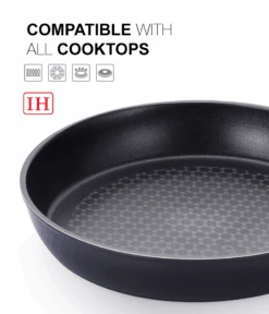 Happycall Happycall Crocodile Graphene Nonstick Induction Frypan - 28cm -The Custom Chef Shop Happycall Crocodile IH Graphene Frypan 28cm 03