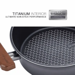 Happycall Happycall Crocodile Graphene Nonstick Induction Pot - 18cm (1.6L) -The Custom Chef Shop Happycall Crocodile IH Graphene Stewpot 02