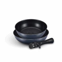 Happycall Happycall Freehands Spica 3 Piece Induction Cookware Set With Detachable Handle