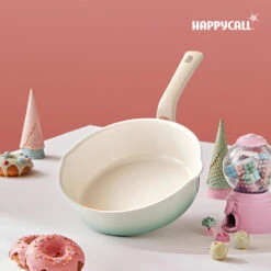 Happycall Happycall Flex 3 In 1 Nonstick Induction Saucepan - Spread Mint 22cm -The Custom Chef Shop Happycall IH Flex 3 in 1 Saucepan 22cm Spread Mint 04