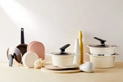 Happycall Happycall Onde Ceramic Nonstick Induction Pot With Lid - 20cm (2.5L) -The Custom Chef Shop Happycall IH Onde Ceramic Pot 20cm with Lid 2.5L 02