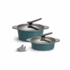Happycall Happycall Onde Ceramic Nonstick Induction Saute Pot Set - 24cm & 28cm Ocean Green