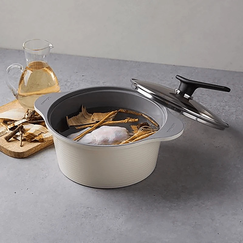 Happycall Happycall Onde Ceramic Nonstick Induction Pot With Lid - 24cm (4L) 4 Happycall Happycall Onde Ceramic Nonstick Induction Pot With Lid - 24cm (4L) - Image 2