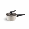 Happycall Happycall Onde Ceramic Nonstick Induction Pot With Lid - 18cm (1.8L) -The Custom Chef Shop Happycall IH Onde Ceramic Saucepan 18cm Ivory Made in Korea