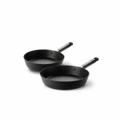Happycall Happycall Noire Titanium Plus Nonstick Induction Frypan Set - 22cm & 26cm