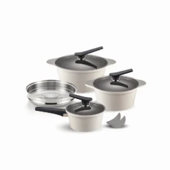Happycall Happycall Onde 9-piece Ceramic Nonstick Induction Pot Set