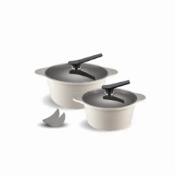 Happycall Happycall Onde Ceramic Nonstick Induction Pot Set - 24cm & 28cm