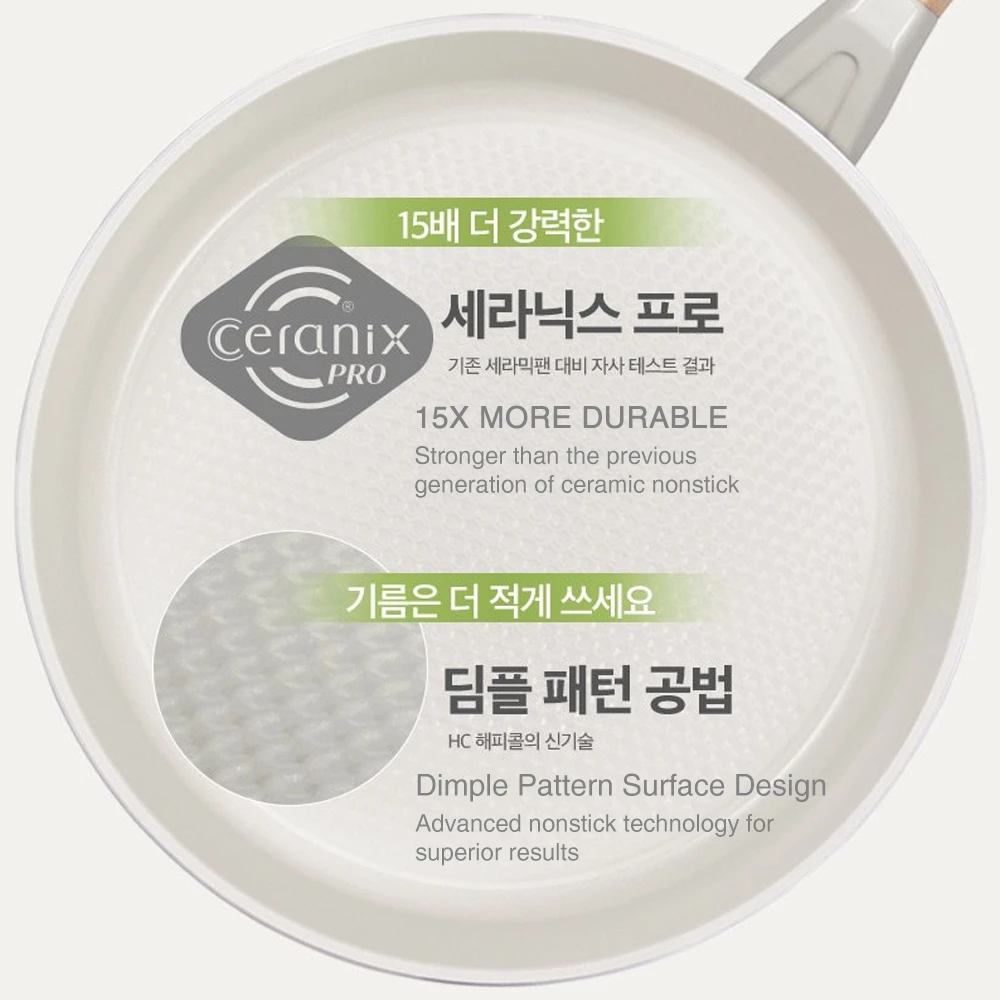 Happycall Happycall Sonora Titanium Ceramic Nonstick Induction Frypan - 28cm 6 Happycall Happycall Sonora Titanium Ceramic Nonstick Induction Frypan - 28cm - Image 4