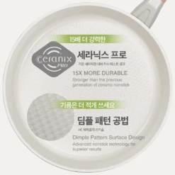 Happycall Happycall Sonora Titanium Ceramic Nonstick Induction Wok - 24cm -The Custom Chef Shop Happycall Sonora Titanium Ceramic Nonstick Induction Wok Pan 1