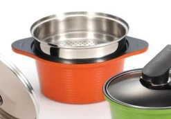 Happycall Happycall Stainless Steel Steamer - 28cm -The Custom Chef Shop Happycall Stainless Steel Steamer 28cm 01