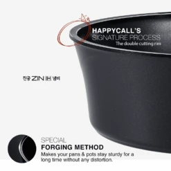 Happycall Happycall Zin Ceramic Nonstick Induction Vacuum Pot - 20cm (2.8L) -The Custom Chef Shop Happycall Zin IH Vacuum Pot 20cm High 2.8L 05