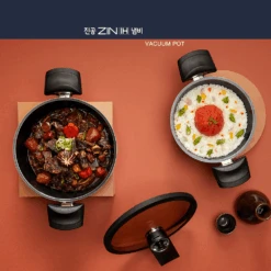 Happycall Happycall Zin Ceramic Nonstick Induction Vacuum Pot - 20cm (2.8L) -The Custom Chef Shop Happycall Zin IH Vacuum Pot 20cm High 2.8L 07
