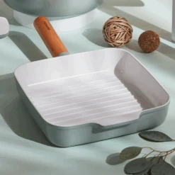 Happycall Happycall Zium Ceramic Nonstick Induction Grill Pan - 22cm -The Custom Chef Shop Happycall Zium Ceramic Nonstick Induction Grill Pan 5