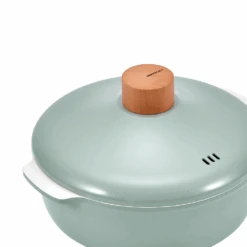 Happycall Happycall Zium Ceramic Nonstick Induction Pot - 24cm (3.5L) -The Custom Chef Shop Happycall Zium Ceramic Nonstick Induction Pot 24cm 02