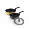 Happycall Happycall Flex 3-Piece Nonstick Induction Saucepan Set - Black & Yellow