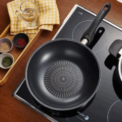 Happycall Happycall Plasma Titanium Nonstick Induction Frypan & Wok Set - 30cm 20 Happycall Happycall Plasma Titanium Nonstick Induction Frypan & Wok Set - 30cm -The Custom Chef Shop Happycall Plasma Titanium Nonstick Induction Frypan Wok Set 30cm 6