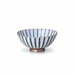 Kakiotoshi Hasui Bicolour Grasses Japanese Bowl (12cm)