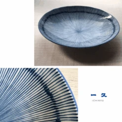 Ichikyu Ichikyu Mino Yaki Tokusa Oval Bowl (22cm) -The Custom Chef Shop Ichikyu Mino Yaki Tokusa Oval Bowl 22cm 03