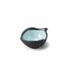 Touga Iga Leaf-Form Japanese Side Bowl In Midnight Blue (9cm) -The Custom Chef Shop Iga Jewel Toned Leaf Inspired Blue Japanese Side Bowl