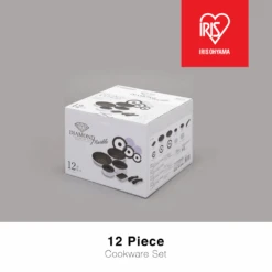 Iris Ohyama Iris Ohyama 12-Piece Wok, Frypan & Pot Set With Detachable Handles -The Custom Chef Shop Iris Ohyama 12 Piece Wok Frypan Pot Set with Detachable Handles 06