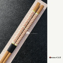 Ishida Ishida Fiore Wakasa-Nuri Lacquerware Chopsticks 23cm - Made In Japan -The Custom Chef Shop Ishida FIORE Wakasa Nuri Chopstick Flora 02