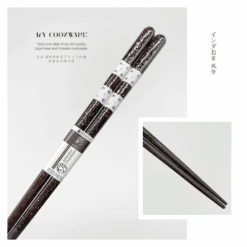 Ishida Ishida Ginsetsu Wakasa-Nuri Lacquerware Chopsticks 21/23cm - Made In Japan 11 Ishida Ishida Ginsetsu Wakasa-Nuri Lacquerware Chopsticks 21/23cm - Made In Japan -The Custom Chef Shop Ishida Ginsetsu Wakasa Nuri Chopstick 21cm