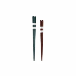 Ishida Ishida Ginsetsu Wakasa-Nuri Lacquerware Chopsticks 21/23cm - Made In Japan