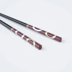 Ishida Ishida Gold And Silver Wakasa Nuri Lacquerware Chopstick Gift Set -The Custom Chef Shop Ishida Gold and Silver Wakasa Nuri Chopsticks Gift Set 3