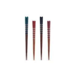Ishida Ishida Kin-dami Wakasa-Nuri Lacquerware Chopsticks 21/23cm - Made In Japan